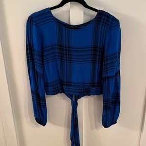 Plaid crop top